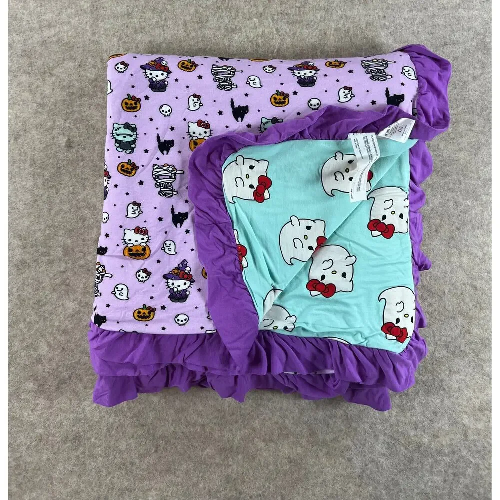 Posh Peanut Hello Kitty Halloween Luxe Patoo Bamboo Blanket 60x60